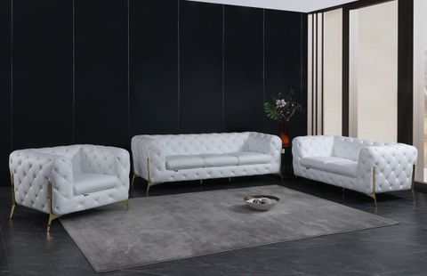 White Leather Contemporary Sofa Loveseat Set | Cabinets Matttroy within Elevating Your Business Waiting Room with the Flash Furniture White Leather Sofa Set